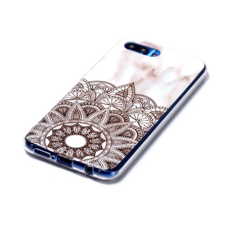 Case Kuoret Honor 10 Puhelinkuoret Marmoroitu Mandala