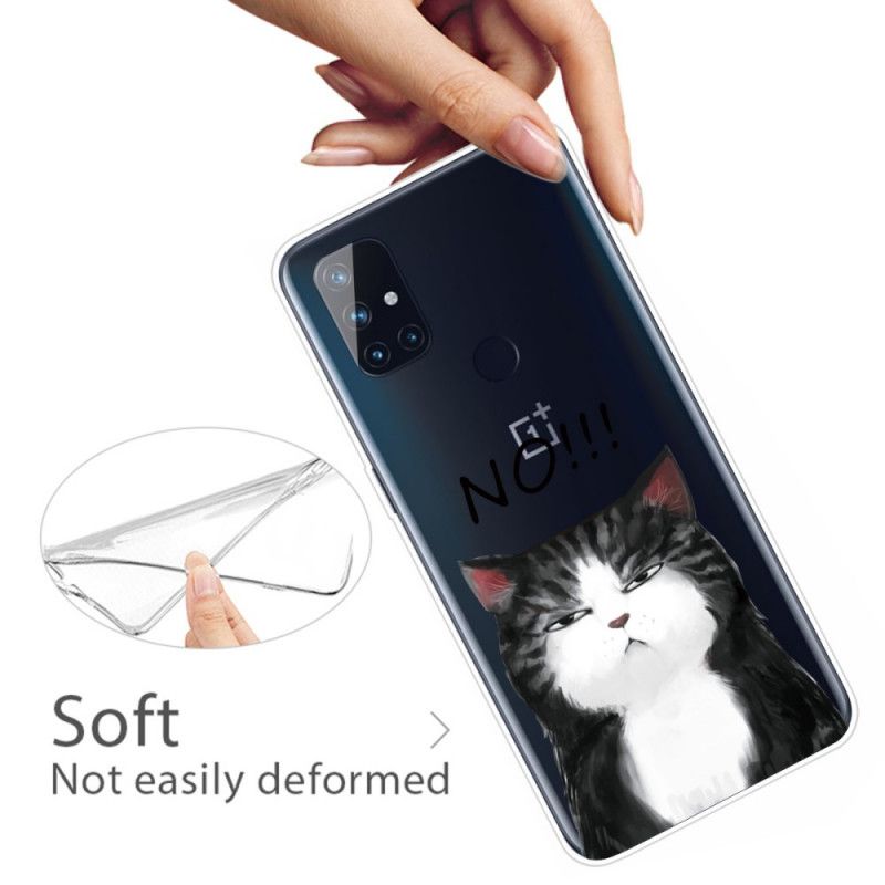 Case Kuoret OnePlus Nord N100 Puhelinkuoret Kissa. Joka Sanoo Ei