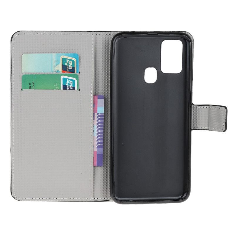 Flip Case OnePlus Nord N100 Galaksisuunnittelu