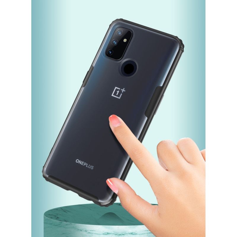 Kuori OnePlus Nord N100 Punainen Musta Himmeä Panssari