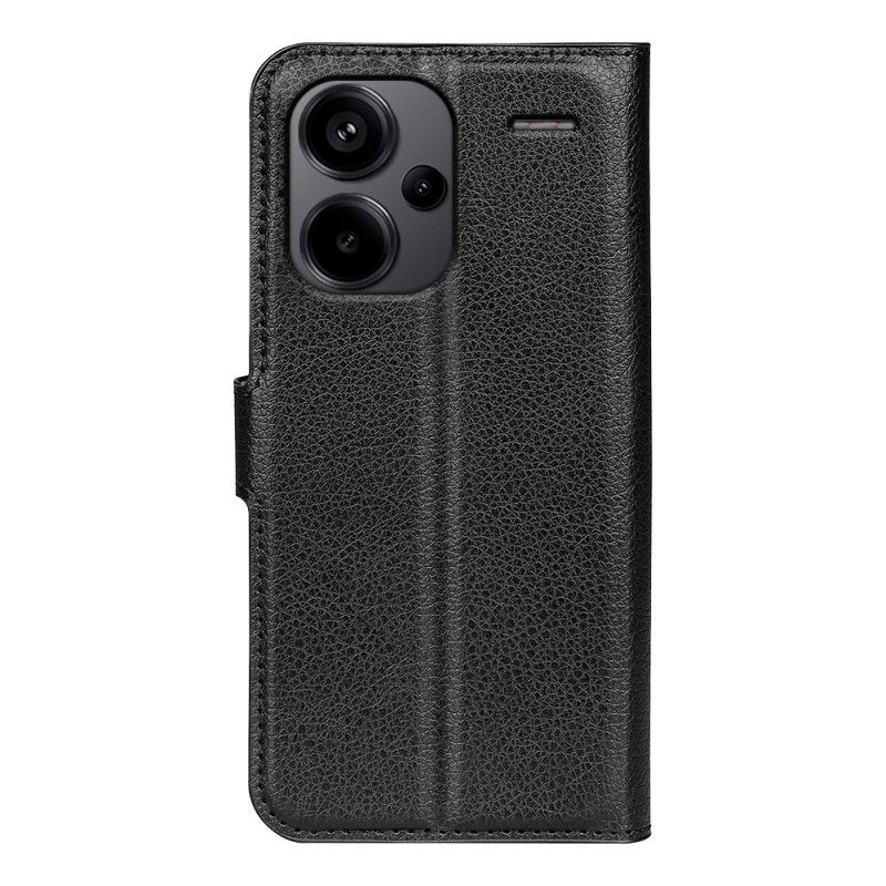 Kotelot Xiaomi Redmi Note 13 Pro Plus 5g Classic Litchi Faux Leather Suojakuori