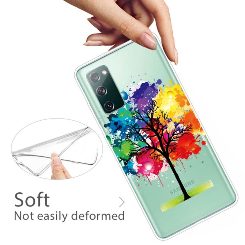 Case Kuoret Samsung Galaxy S20 FE Puhelinkuoret Läpinäkyvä Vesiväripuu