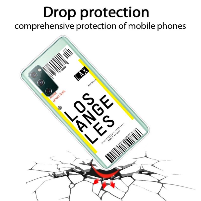 Case Kuoret Samsung Galaxy S20 FE Puhelinkuoret Maihinnousukortti Los Angelesille