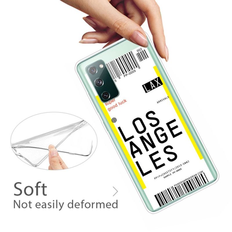 Case Kuoret Samsung Galaxy S20 FE Puhelinkuoret Maihinnousukortti Los Angelesille