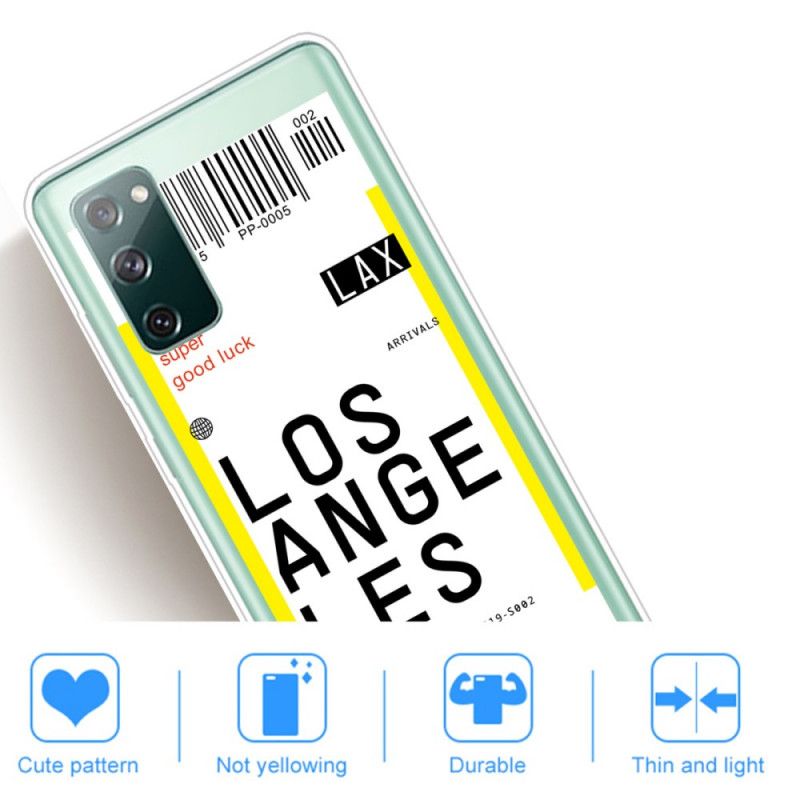 Case Kuoret Samsung Galaxy S20 FE Puhelinkuoret Maihinnousukortti Los Angelesille