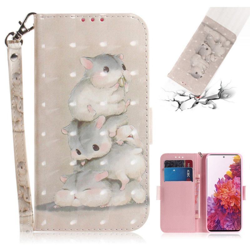 Flip Case Samsung Galaxy S20 FE Hamsterit. Joissa On Remmi