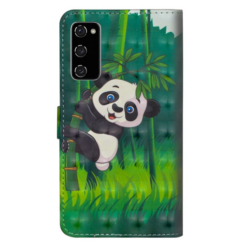 Kotelot Samsung Galaxy S20 FE Panda Ja Bambu