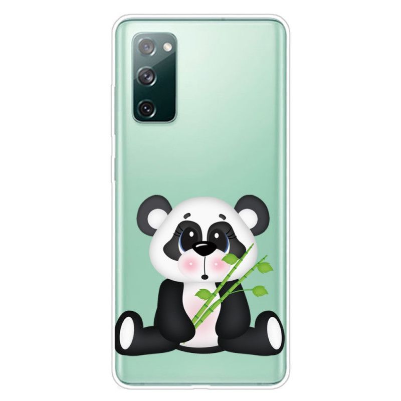 Kuori Samsung Galaxy S20 FE Läpinäkyvä Surullinen Panda Suojakuori