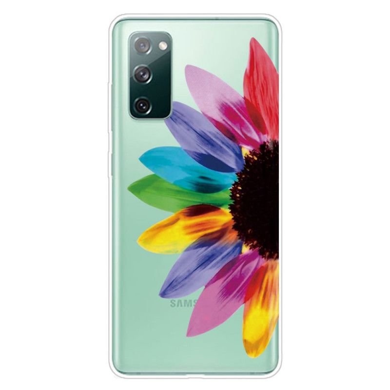 Kuori Samsung Galaxy S20 FE Värillinen Kukka Suojakuori