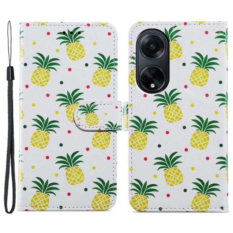 Kotelot Oppo A98 5g Ananas Hihnalla