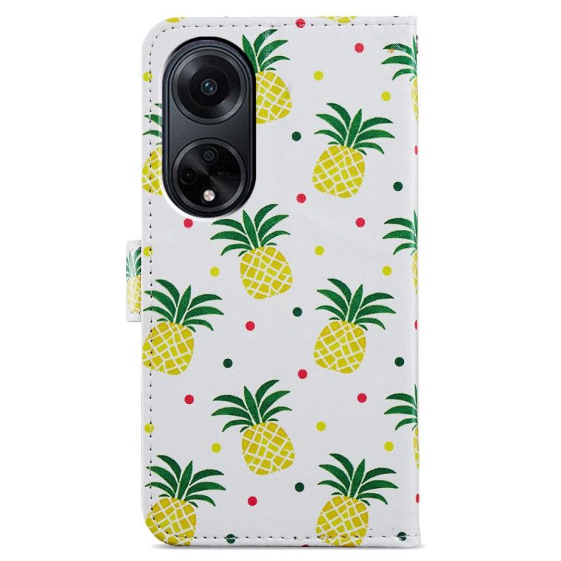 Kotelot Oppo A98 5g Ananas Hihnalla