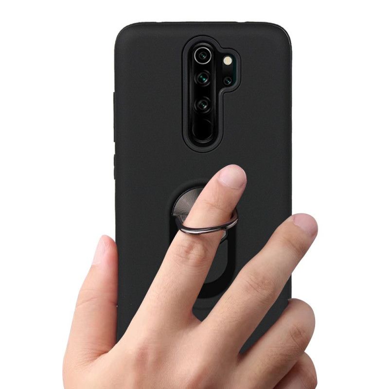 Case Kuoret Oppo A9 2020 Punainen Musta Puhelinkuoret Irrotettava Tukirenkaalla