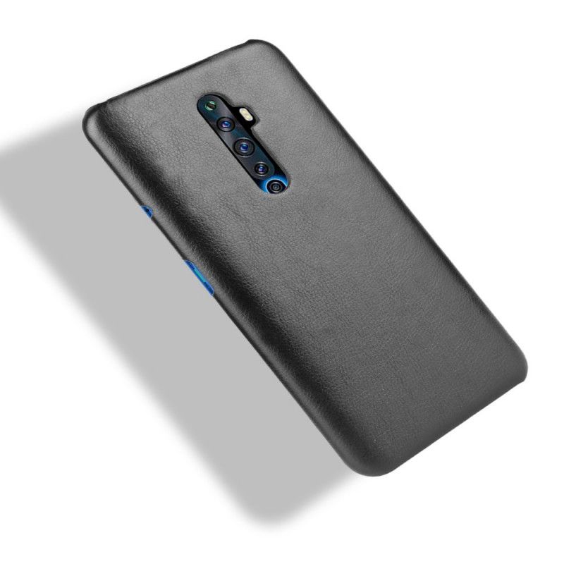 Case Kuoret Oppo Reno 2Z Harmaa Musta Puhelinkuoret Litsi Nahkaa