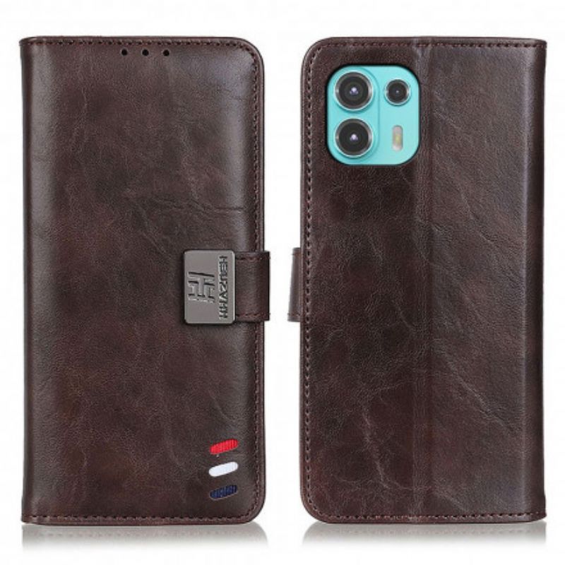 Flip Kotelot Motorola Edge 20 Lite Bison Leather Effect