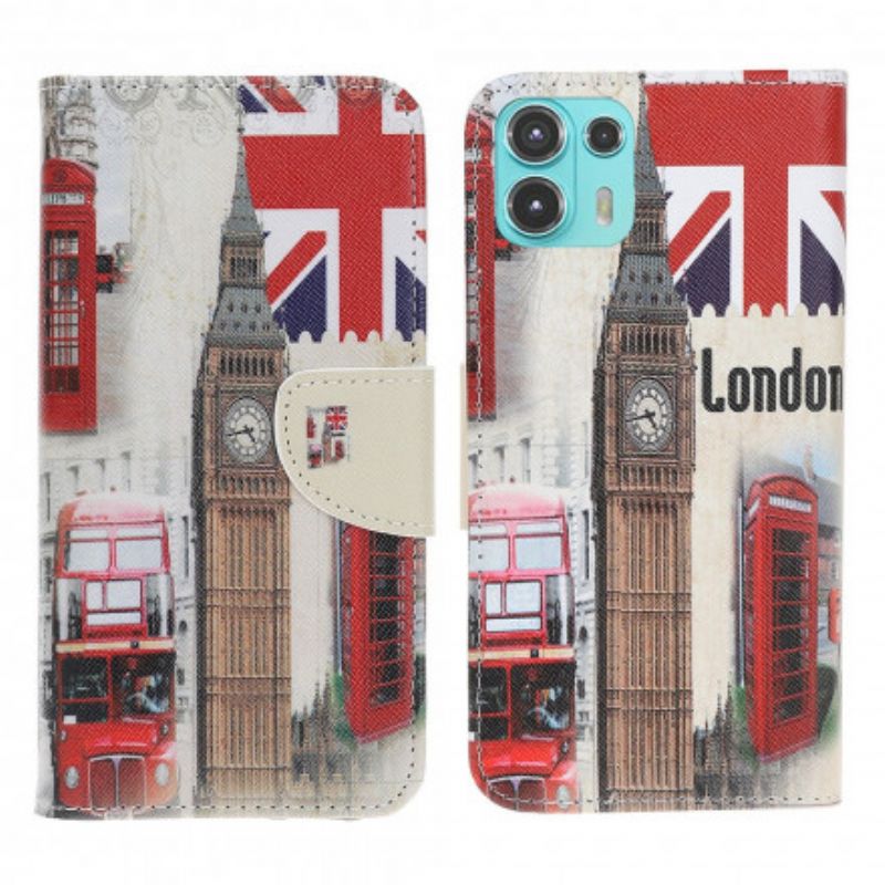 Flip Kotelot Motorola Edge 20 Lite London Life