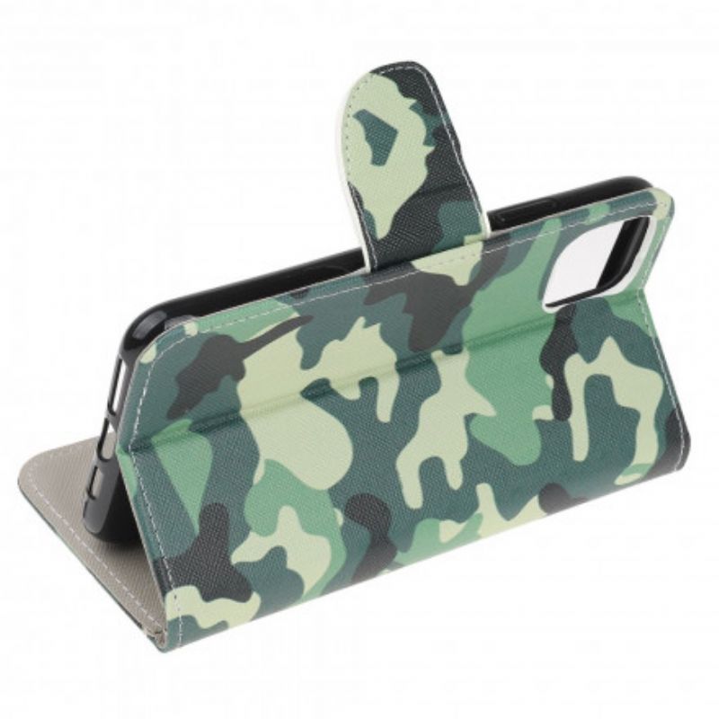 Flip Kotelot Motorola Edge 20 Lite Military Camouflage