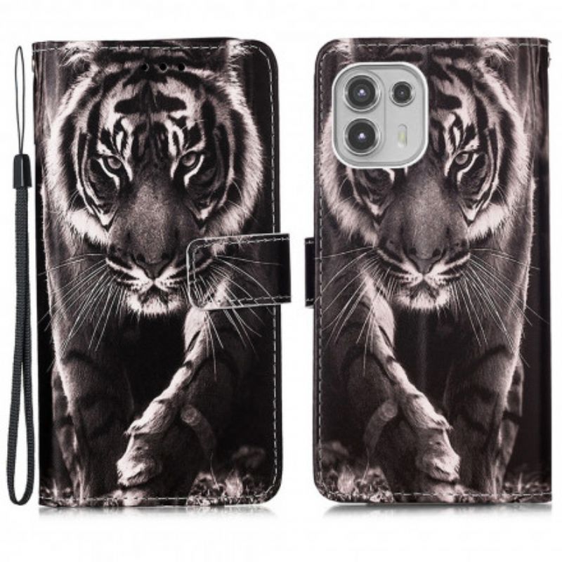 Flip Kotelot Motorola Edge 20 Lite Night Tiger