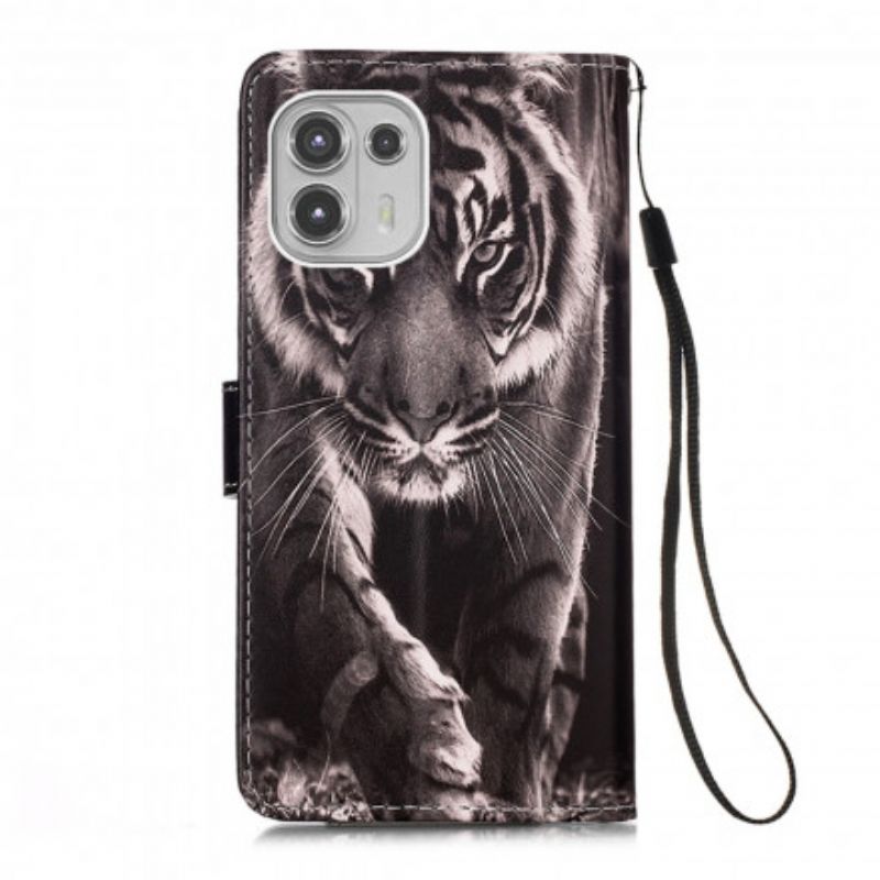 Flip Kotelot Motorola Edge 20 Lite Night Tiger