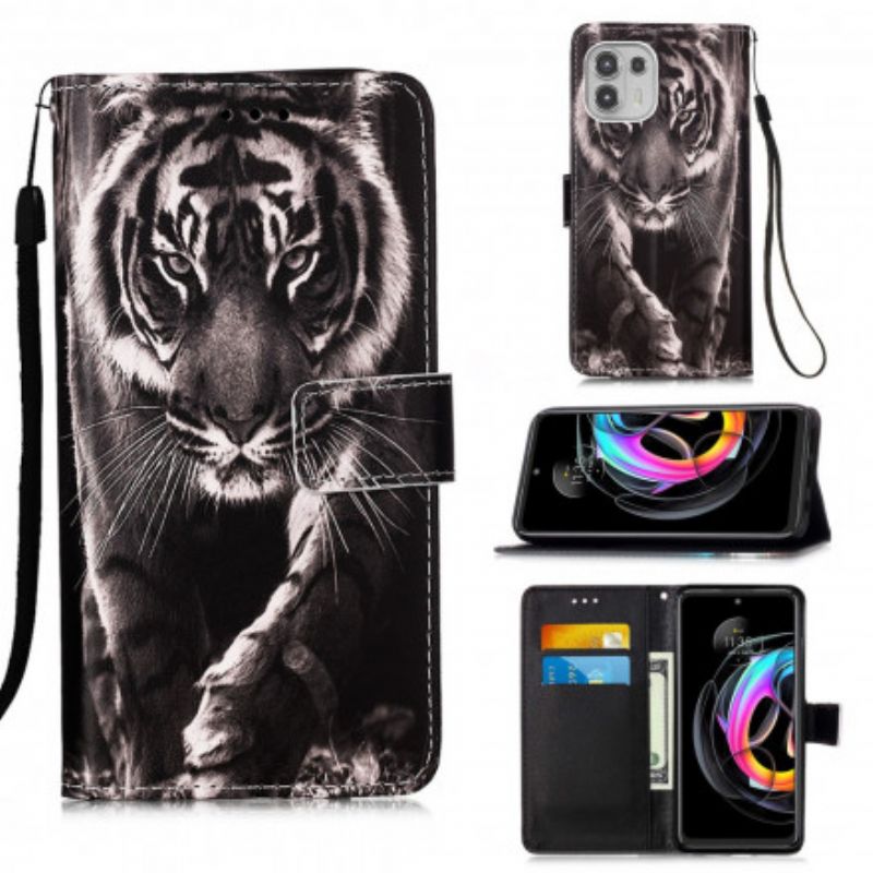 Flip Kotelot Motorola Edge 20 Lite Night Tiger