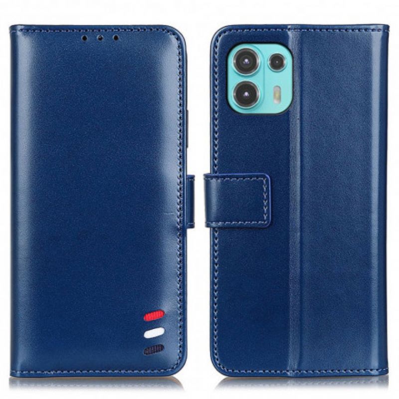 Flip Kotelot Motorola Edge 20 Lite Tricolor Leather Effect