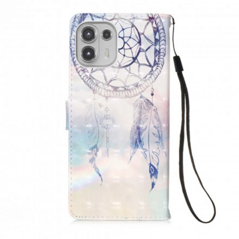 Flip Kotelot Motorola Edge 20 Lite Watercolour Dream Catcher