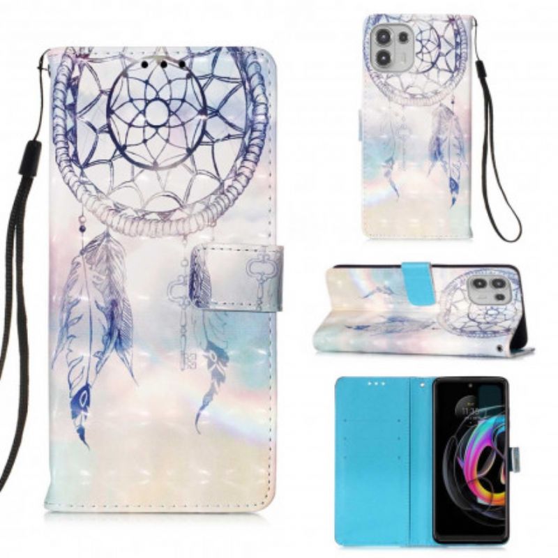 Flip Kotelot Motorola Edge 20 Lite Watercolour Dream Catcher