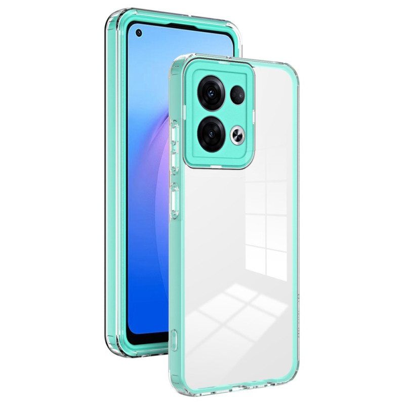 Case Oppo Reno 8 Läpinäkyvä Hybridi