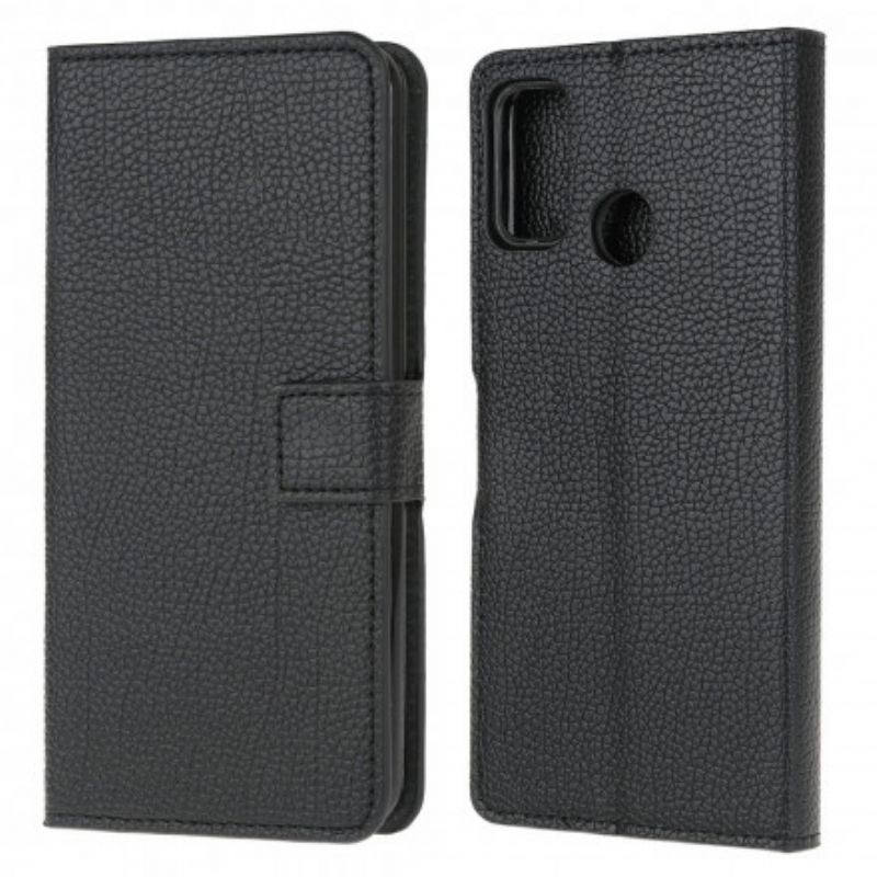 Flip Kotelot Moto G30 / G10 Litchi Grain Leather Effect