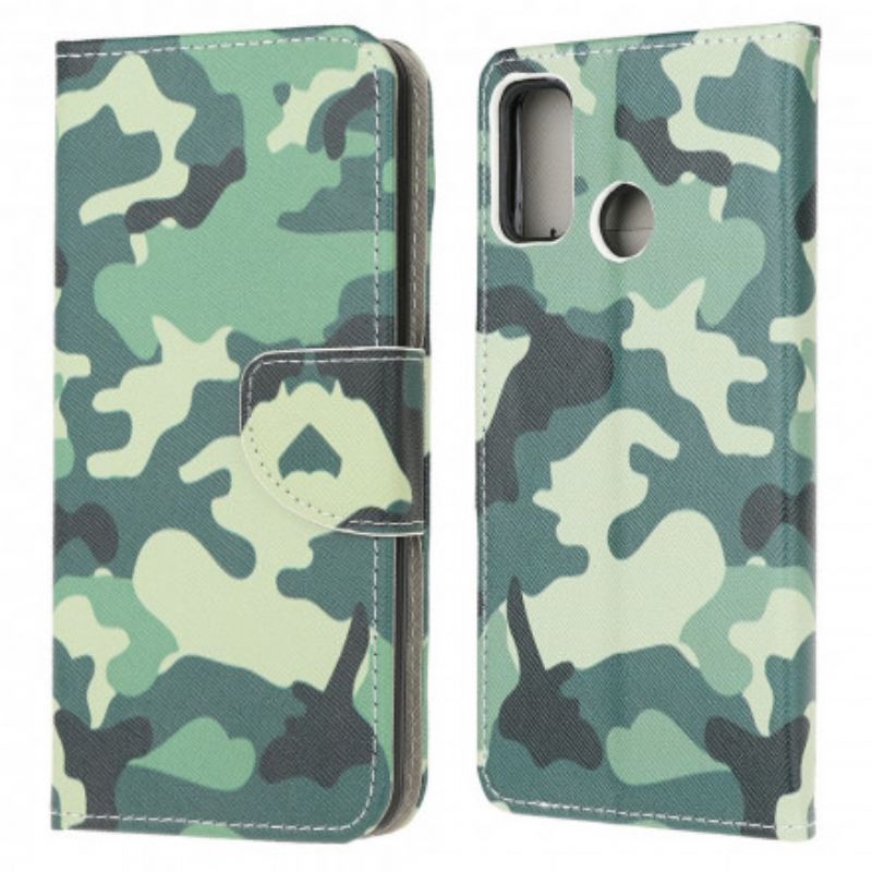 Flip Kotelot Moto G30 / G10 Military Camouflage Suojakuori