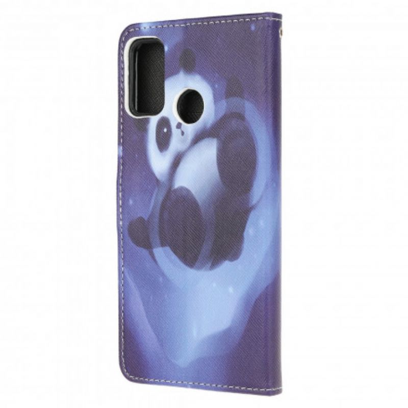 Flip Kotelot Moto G30 / G10 Panda Space Strappy