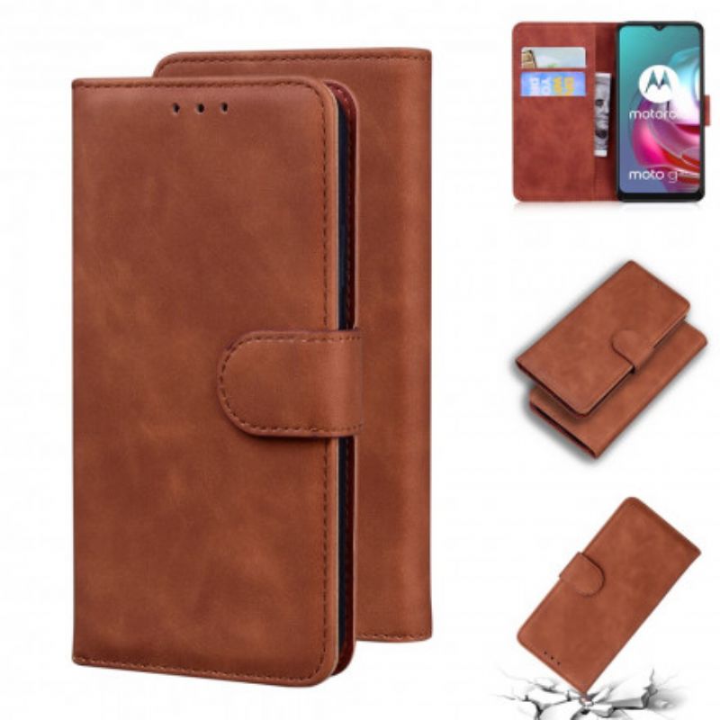 Flip Kotelot Moto G30 / G10 Style Leather Vintage Couture