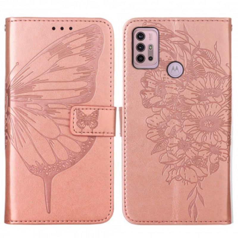 Kotelot Moto G30 / G10 Butterfly Design