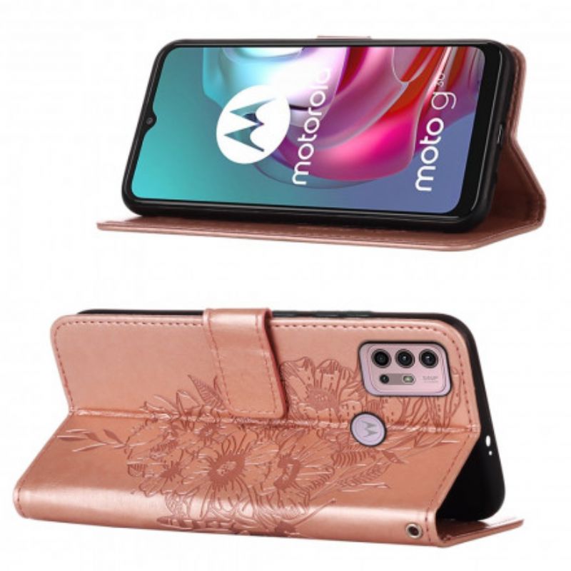 Kotelot Moto G30 / G10 Butterfly Design