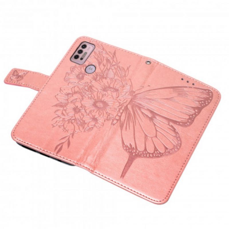 Kotelot Moto G30 / G10 Butterfly Design