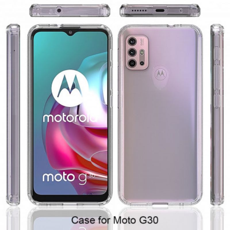 Kuori Case Moto G30 / G10 Puhelinkuoret Kirkkaat Vahvistetut Kulmat