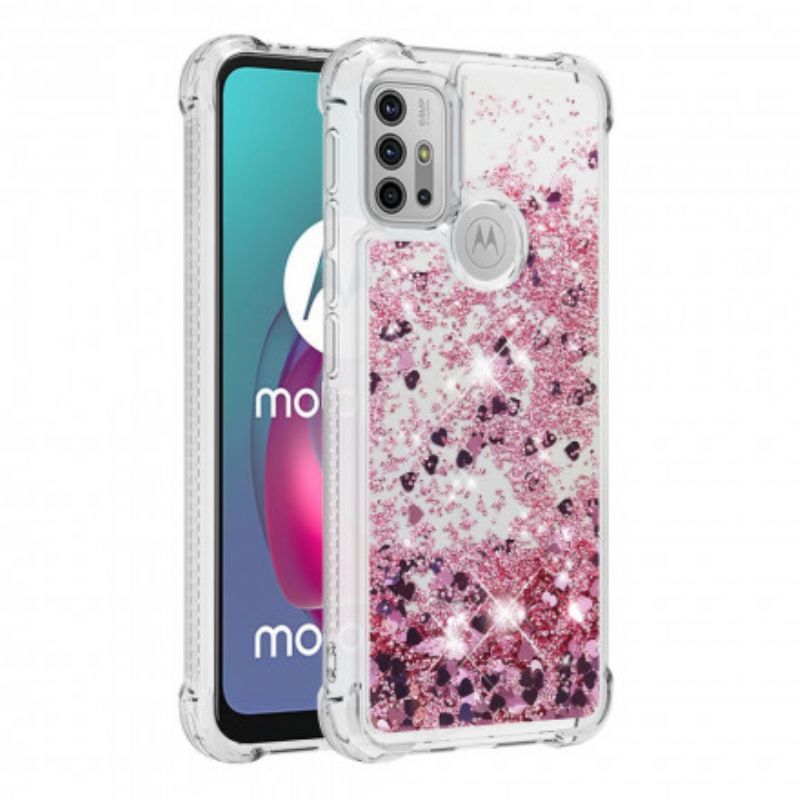 Kuori Moto G30 / G10 Desires Paljetteja Suojakuori