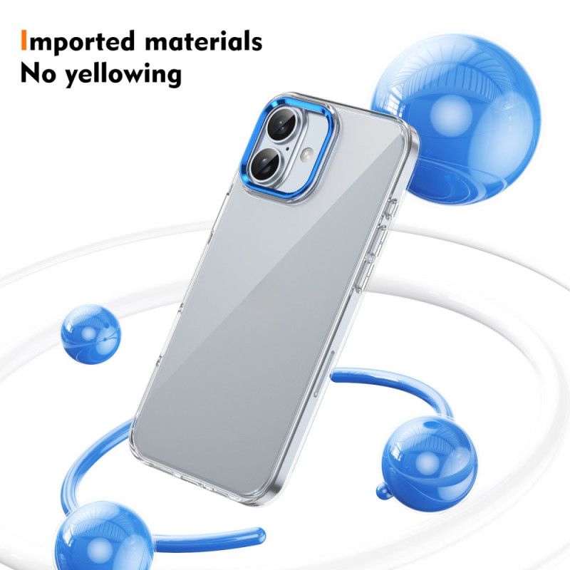 Case iPhone 16 Puhelinkuoret Metalliefektikamerakehys