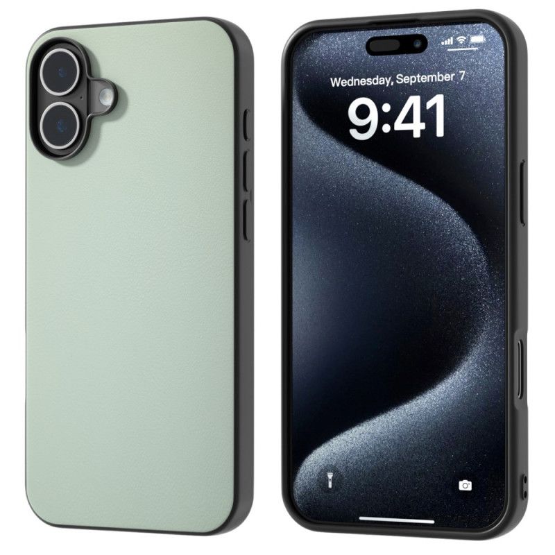 Case iPhone 16 Puhelinkuoret Nahkaefekti