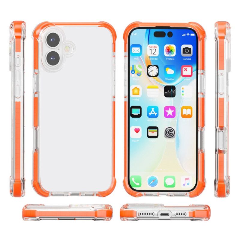 Case iPhone 16 Puhelinkuoret Värilliset Reunat