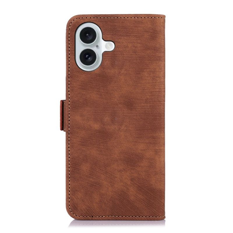 Kotelot iPhone 16 Abeel Vintage Faux Leather Suojakuori