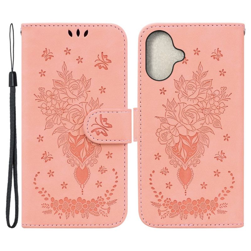 Kuoret iPhone 16 Strap Roses