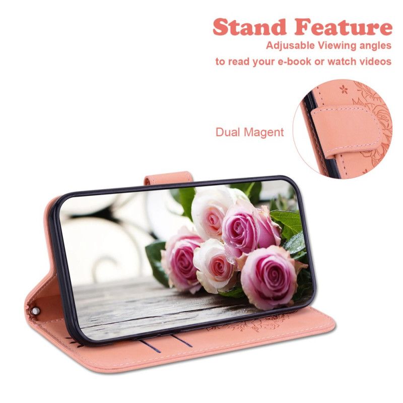 Kuoret iPhone 16 Strap Roses