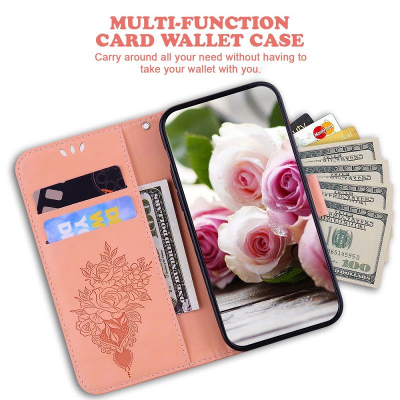 Kuoret iPhone 16 Strap Roses