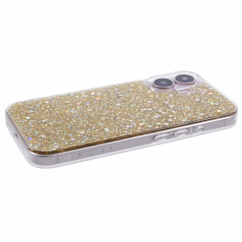 Kuori iPhone 16 Glitteriä