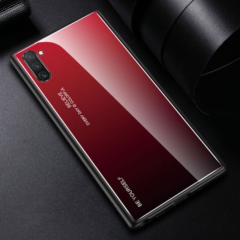 Case Kuoret Samsung Galaxy Note 10 Plus Vaaleanpunainen Punainen Puhelinkuoret Galvanoitu Väri