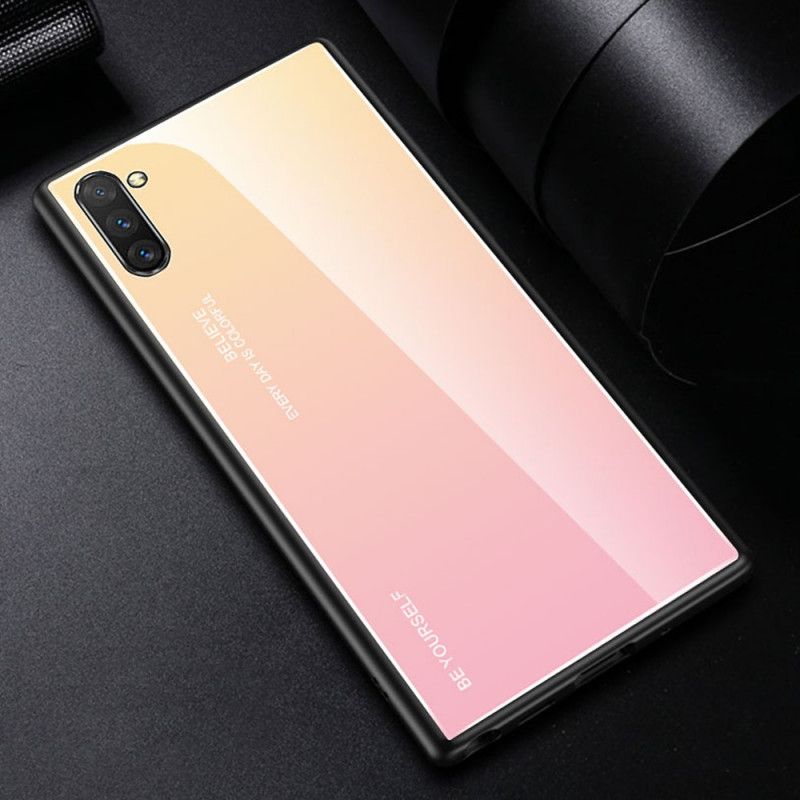 Case Kuoret Samsung Galaxy Note 10 Plus Vaaleanpunainen Punainen Puhelinkuoret Galvanoitu Väri