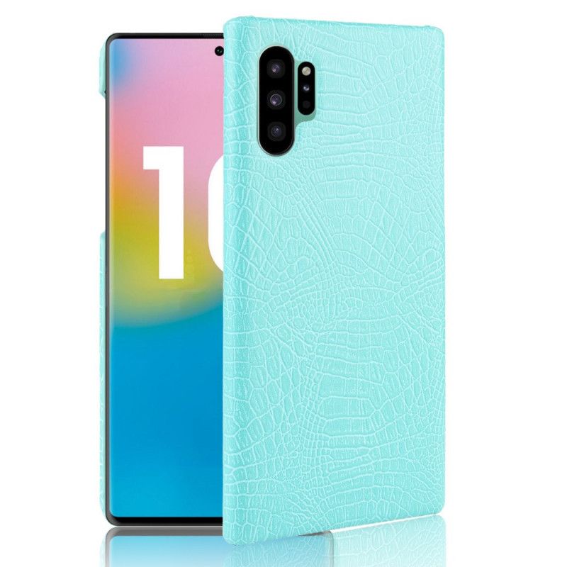 Case Kuoret Samsung Galaxy Note 10 Plus Valkoinen Musta Puhelinkuoret Krokotiilin Ihovaikutus