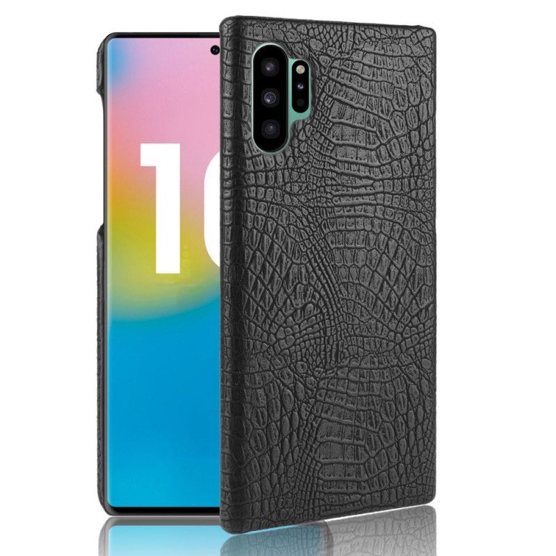 Case Kuoret Samsung Galaxy Note 10 Plus Valkoinen Musta Puhelinkuoret Krokotiilin Ihovaikutus