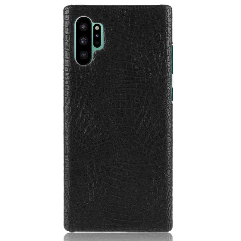 Case Kuoret Samsung Galaxy Note 10 Plus Valkoinen Musta Puhelinkuoret Krokotiilin Ihovaikutus