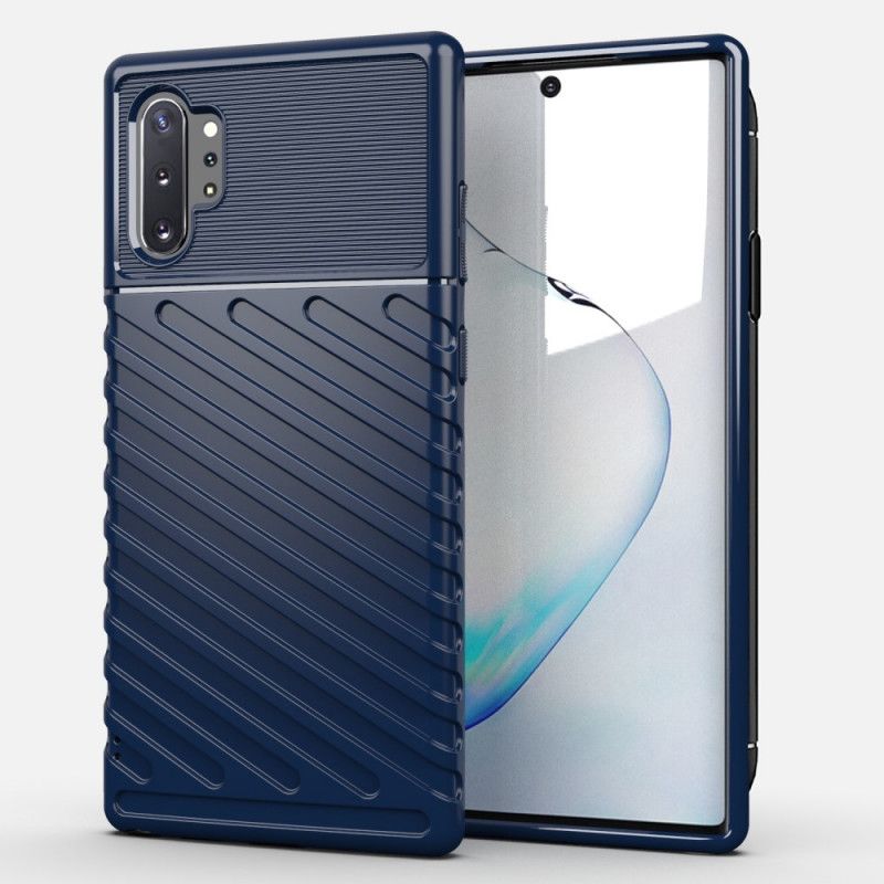 Case Kuoret Samsung Galaxy Note 10 Plus Vihreä Musta Puhelinkuoret Ukkosarja